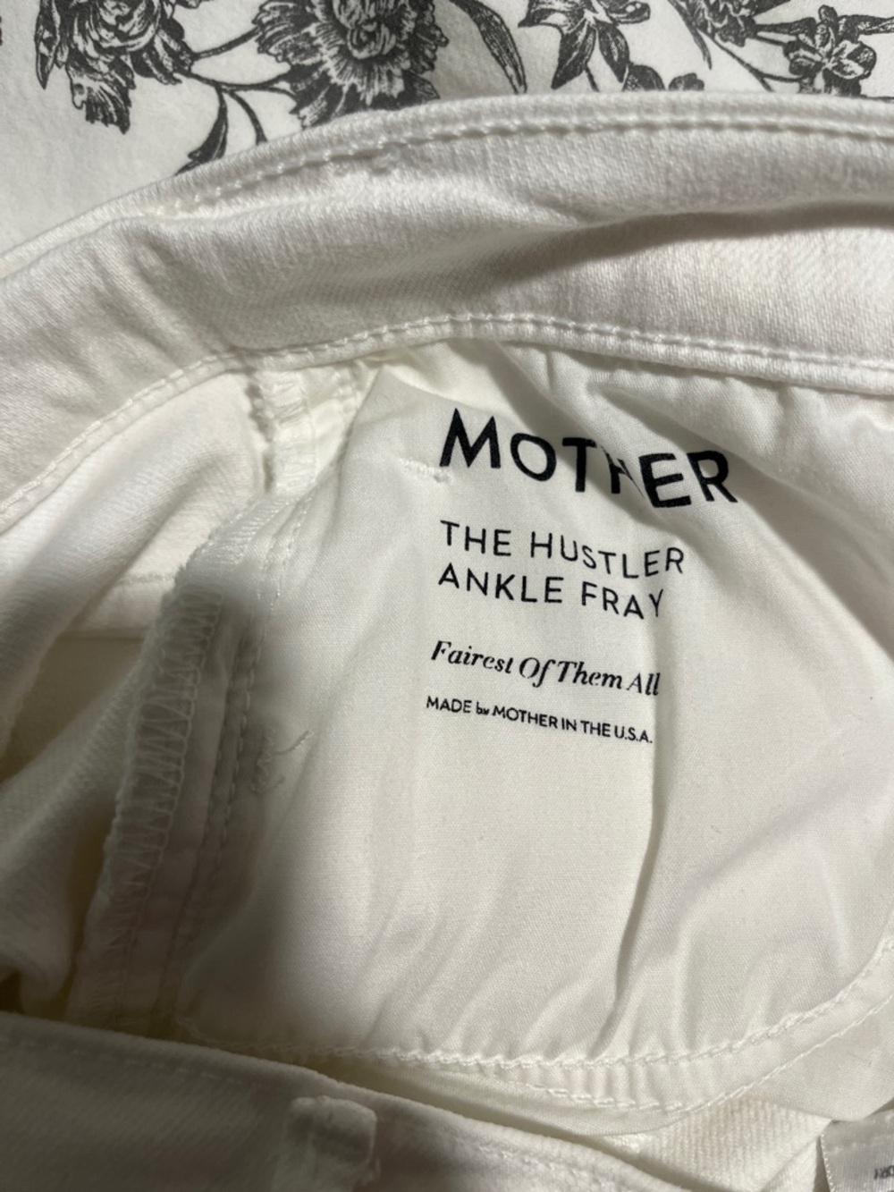 MOTHER Hustler Ankle Fray Sz 29 in Fairest of Them All - Picture 8 of 10